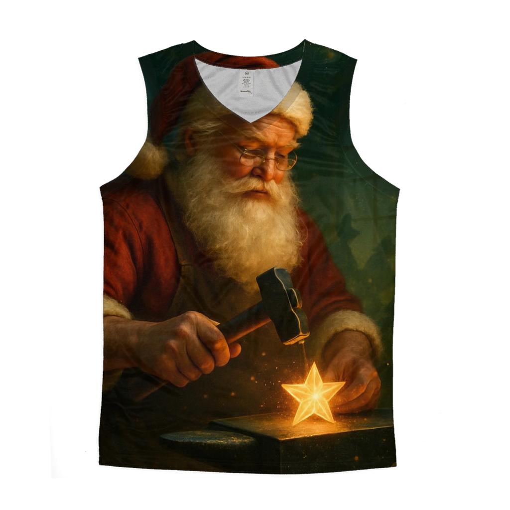 Celestial Workshop Santa And The Starlight Anvil cotton sleeveless tops