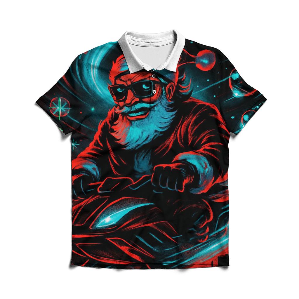 Neon Blizzard Santa Street Pilot classic pique polos