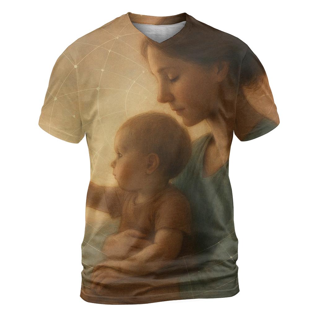 The Atlas In Her Arms A Mother Who Holds The Weight Of Your Becoming custom all-over print shirts