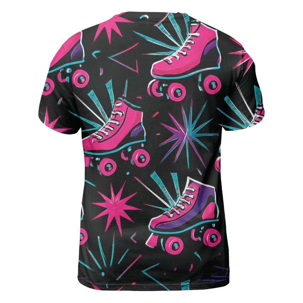 Roller Rink Strobe Pattern creative print fashion shirts