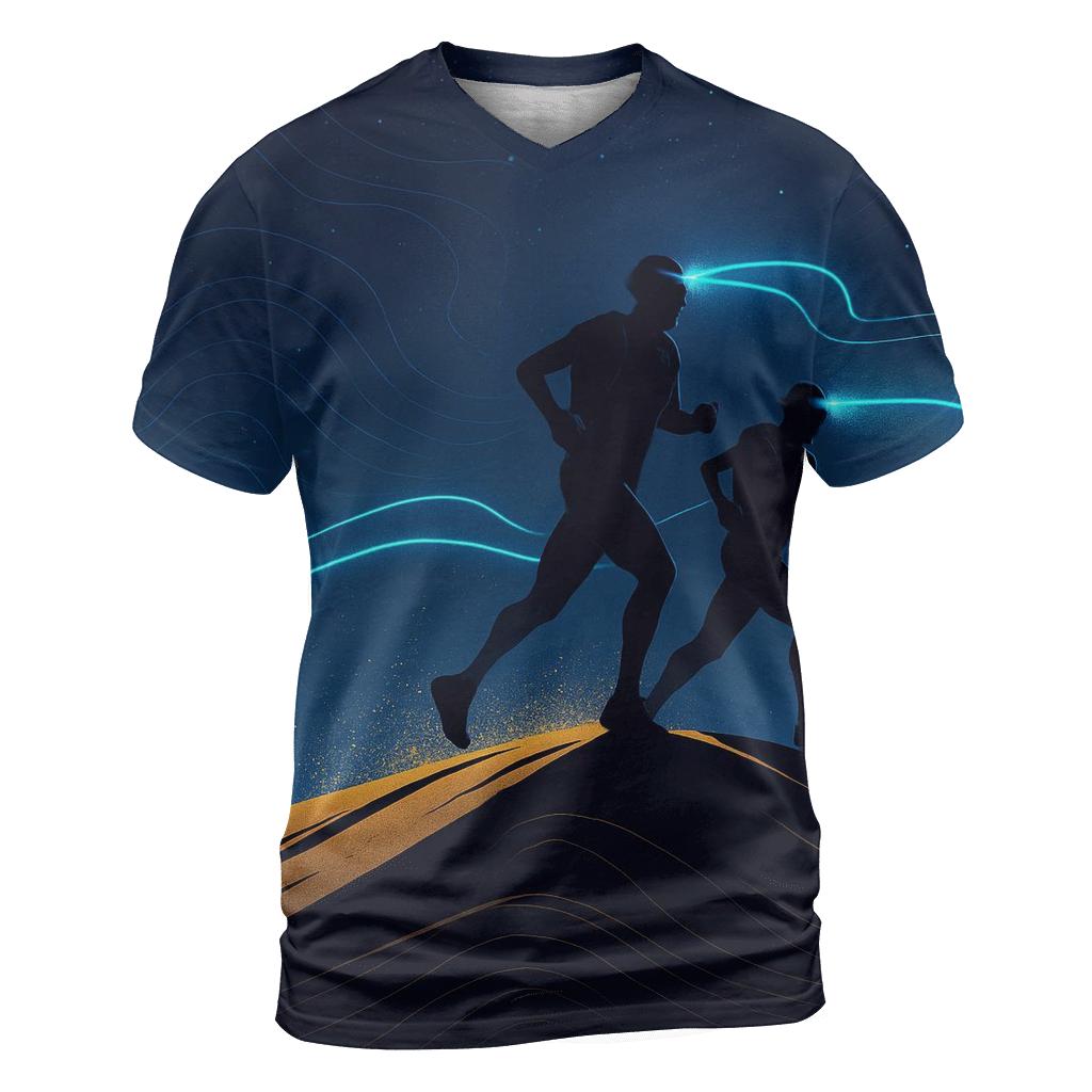 Desert Night Endurance Run unique graphic print tees