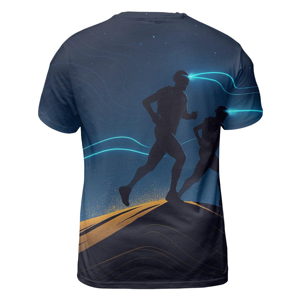 Desert Night Endurance Run unique graphic print tees