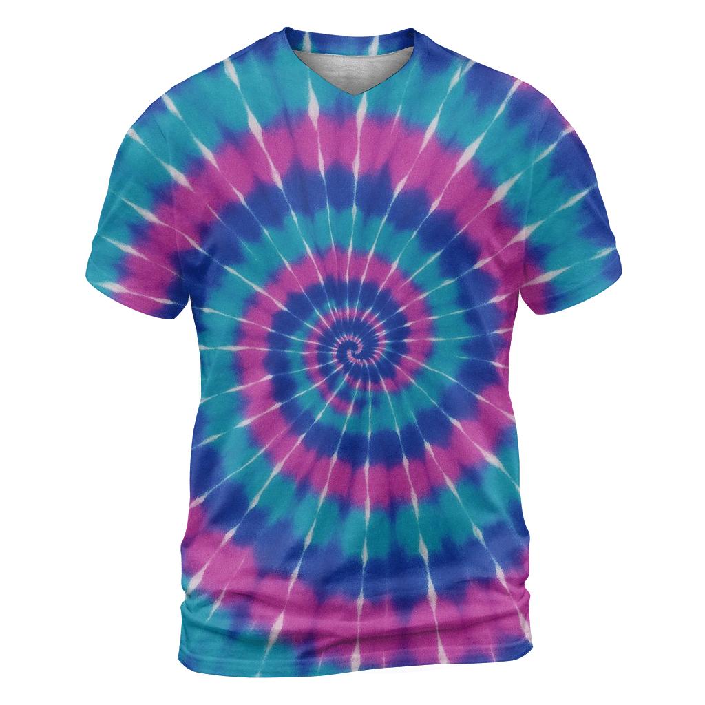 Nebula Spiral Overdye Vortex unique graphic print tees