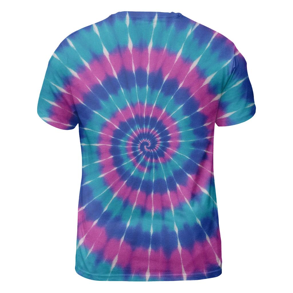 Nebula Spiral Overdye Vortex unique graphic print tees
