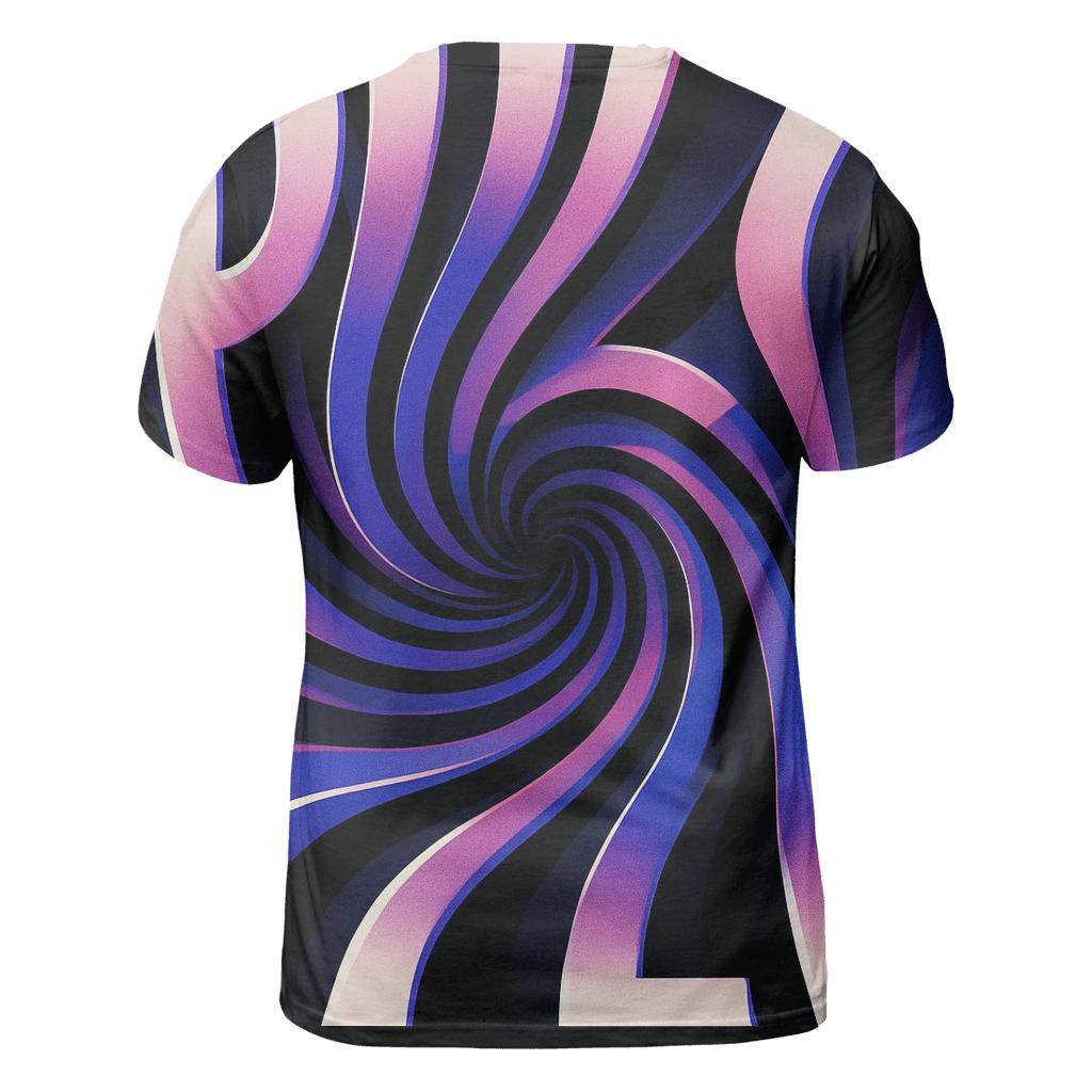 Prismatic Gravity Well Typography Poster statement graphic shirts