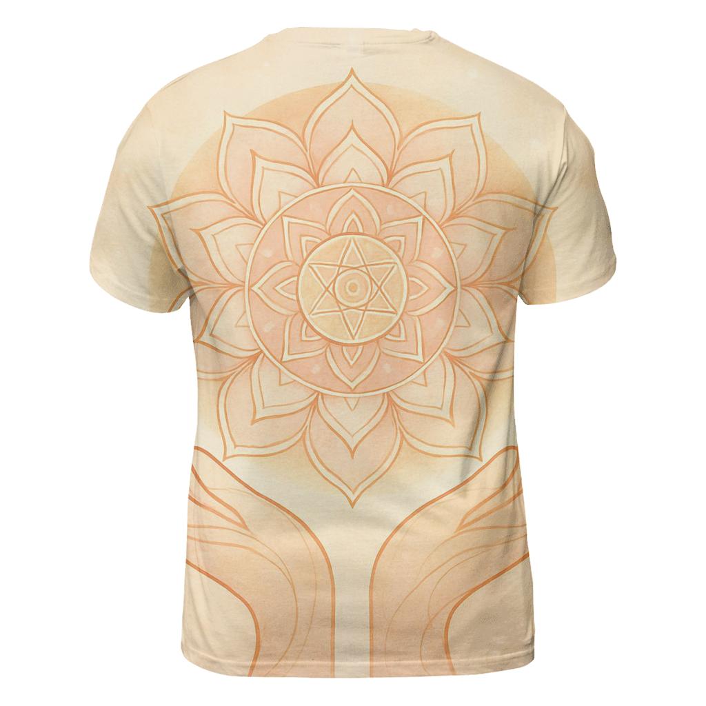 Hands Of Dawn Mandala unique graphic print tees
