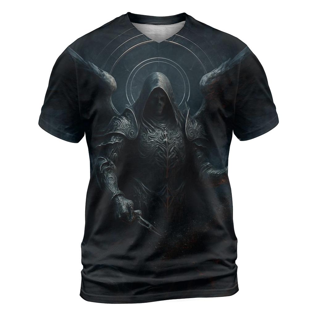 Crown Of The Ash Seraph vibrant all-over design tees