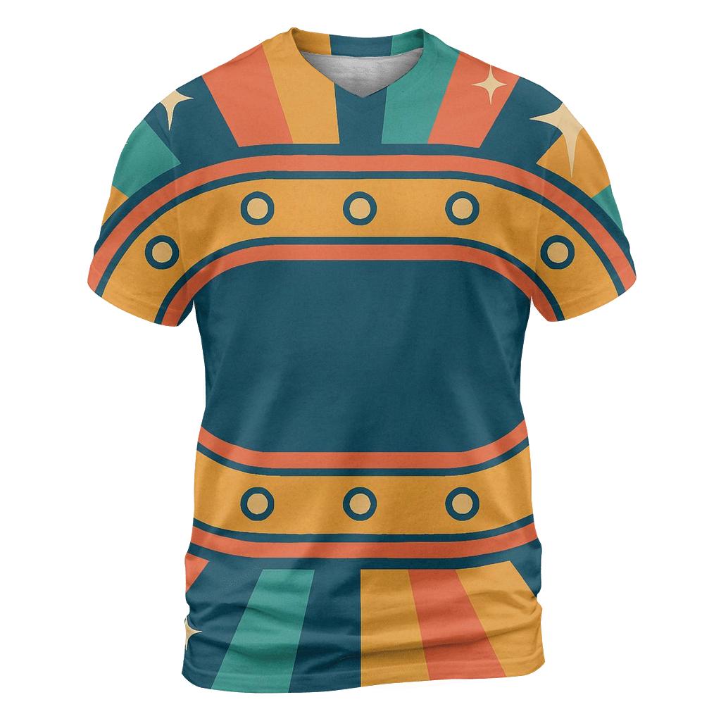 Vintage Roller Rink Starburst Track custom all-over print shirts