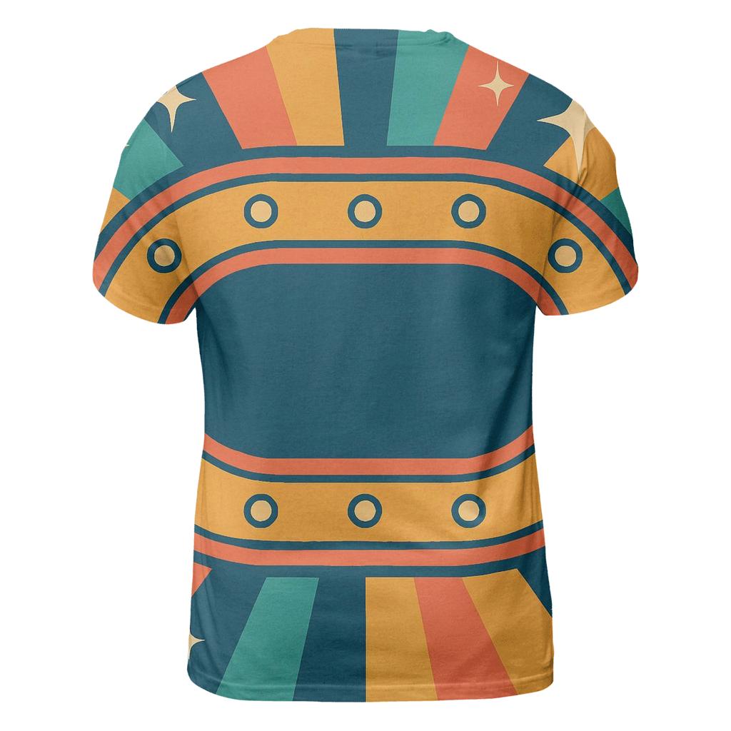 Vintage Roller Rink Starburst Track custom all-over print shirts