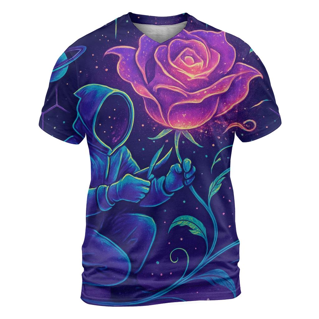 Chrono Bloom Nebula Gardener unique graphic print tees