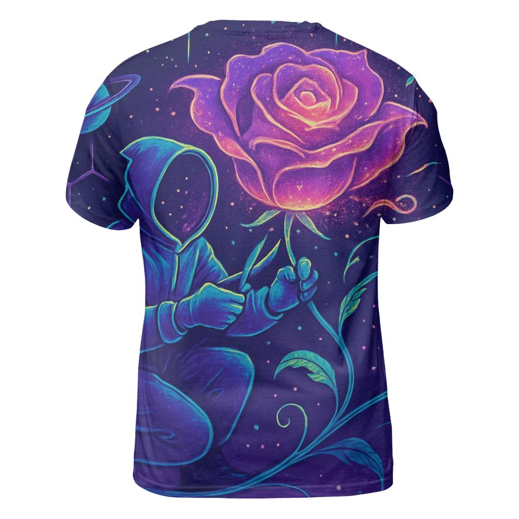 Chrono Bloom Nebula Gardener unique graphic print tees