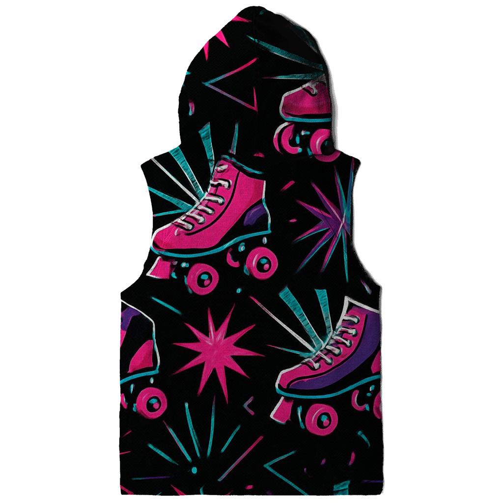 Roller Rink Strobe Pattern pullover hoodies