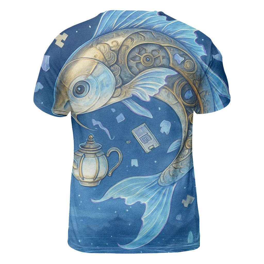 Lunar Tea With The Clockwork Koi custom all-over print shirts