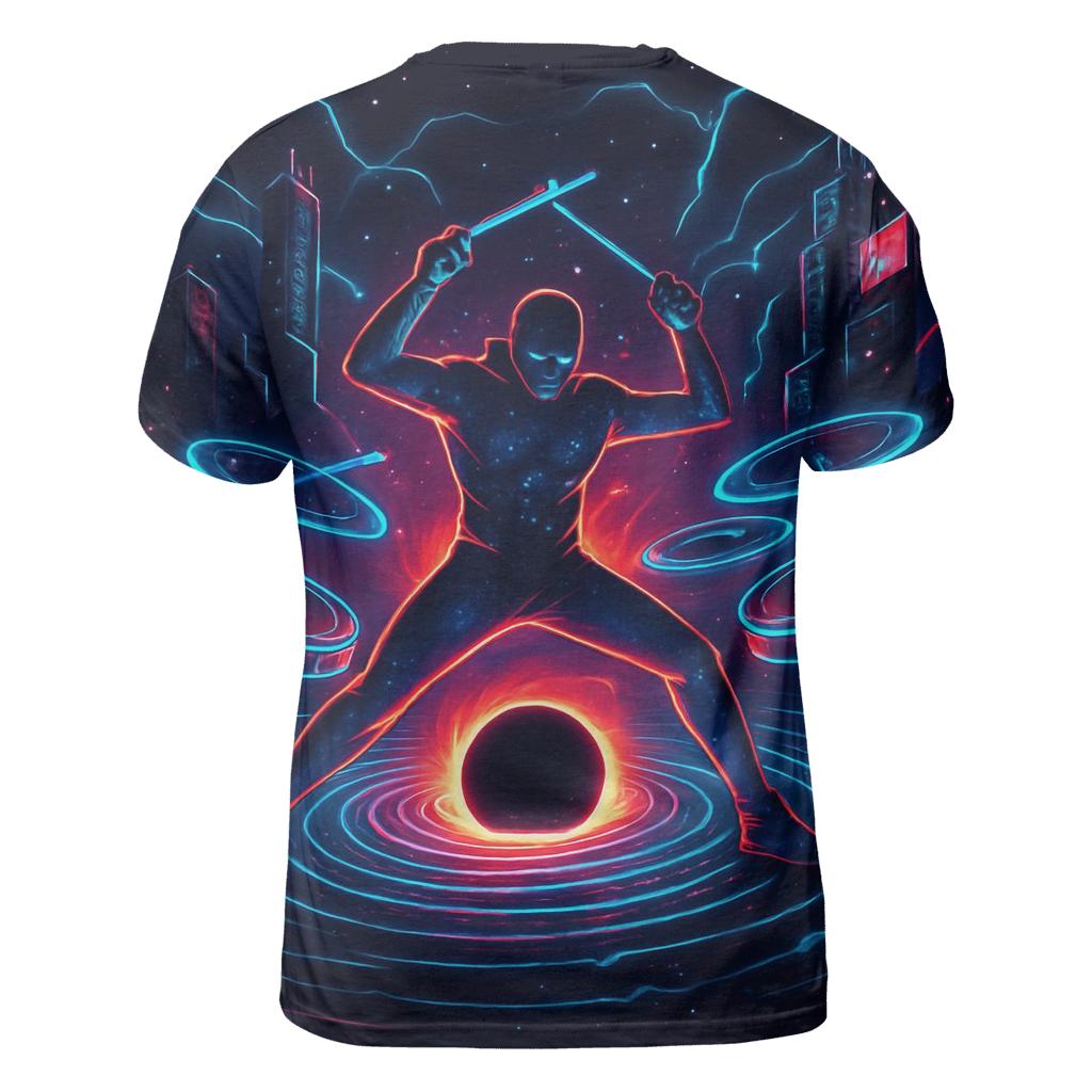 Event Horizon Drumline custom all-over print shirts