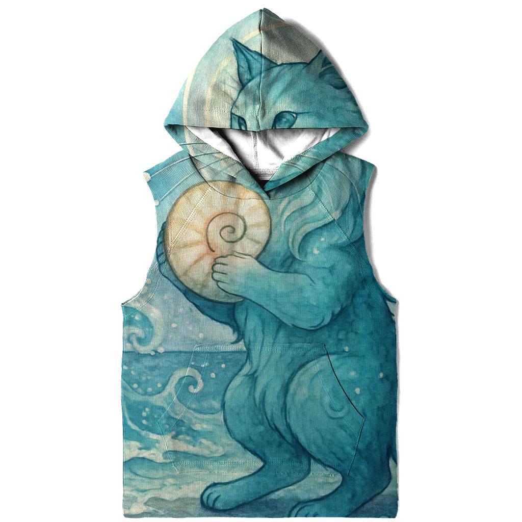 Moonlit Tideshell Guardian Cat hoodie designs