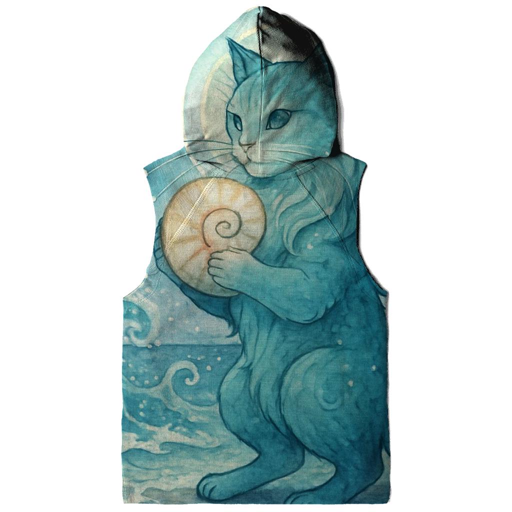 Moonlit Tideshell Guardian Cat hoodie designs