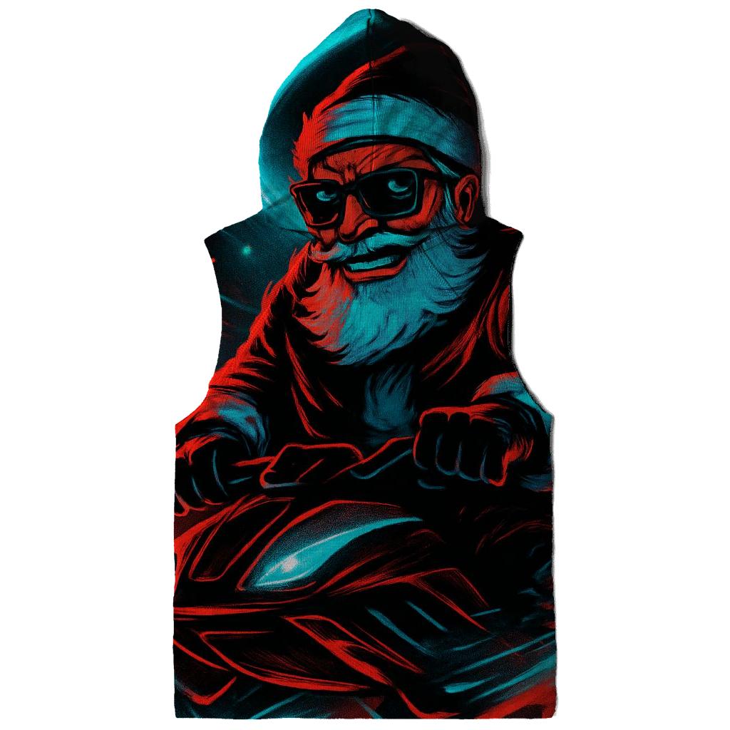Neon Blizzard Santa Street Pilot heavyweight hoodies