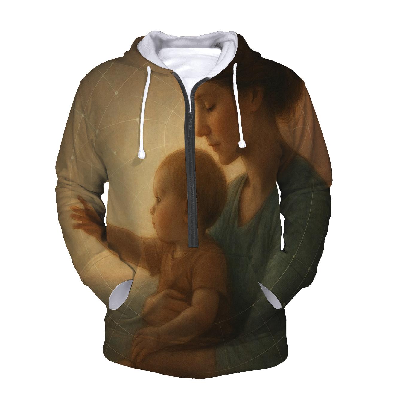 The Atlas In Her Arms A Mother Who Holds The Weight Of Your Becoming premium hoodies