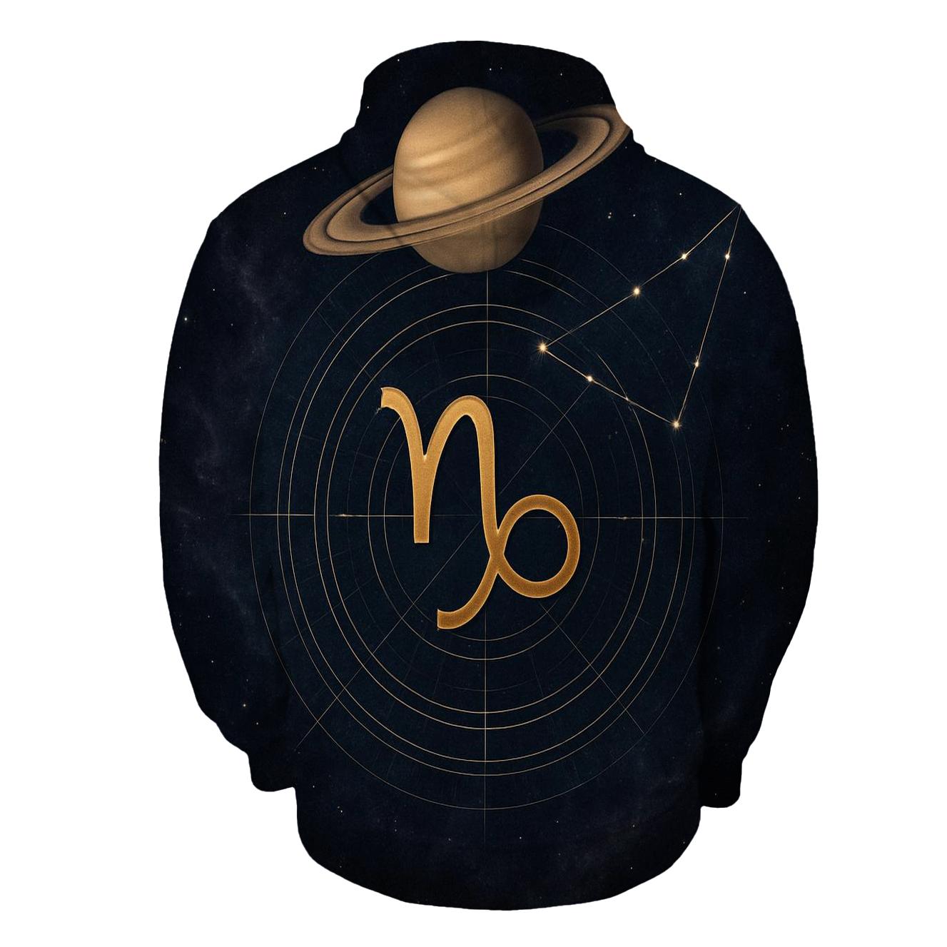 Saturn Return Capricorn Celestial Blueprint heavyweight hoodies
