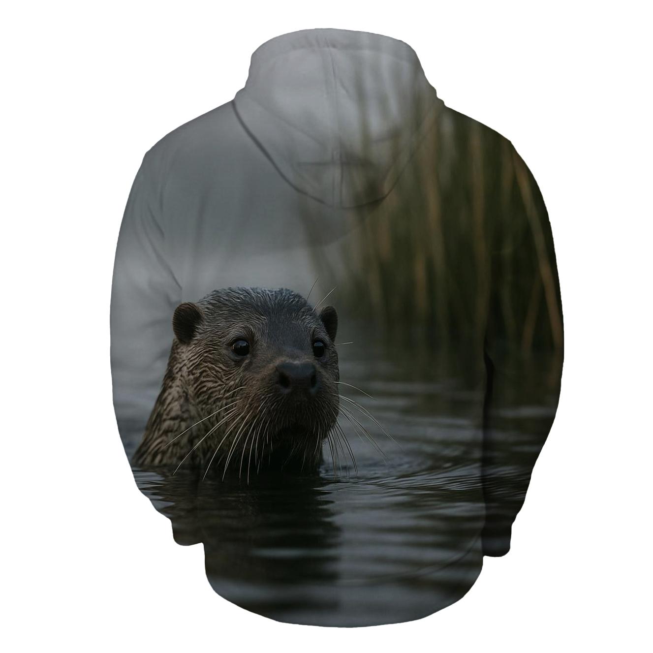Mistline Hunter Eurasian Otter printed hoodies