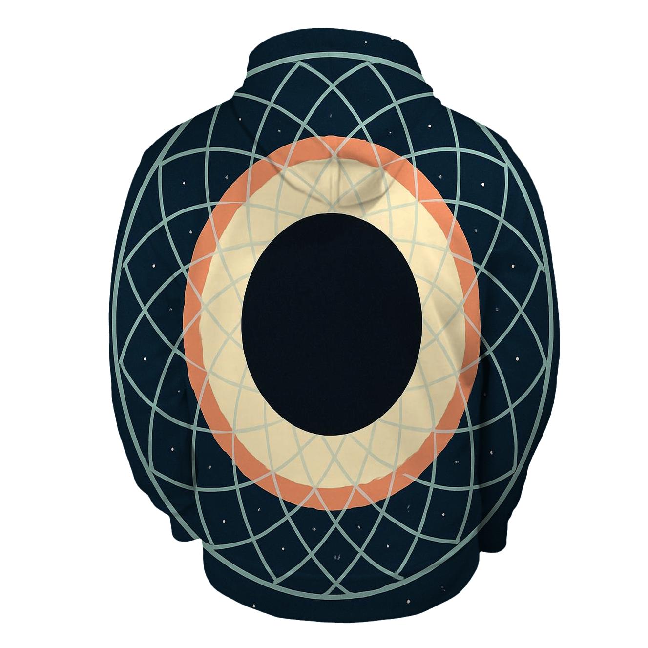 Eclipse Corona Lattice Bloom pullover hoodies