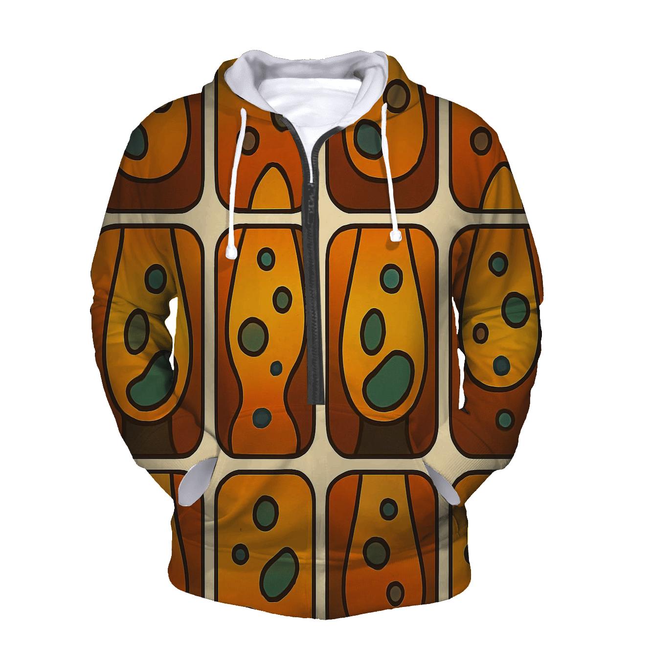 Groovy Lava Lamp Gradient Panels graphic hoodies