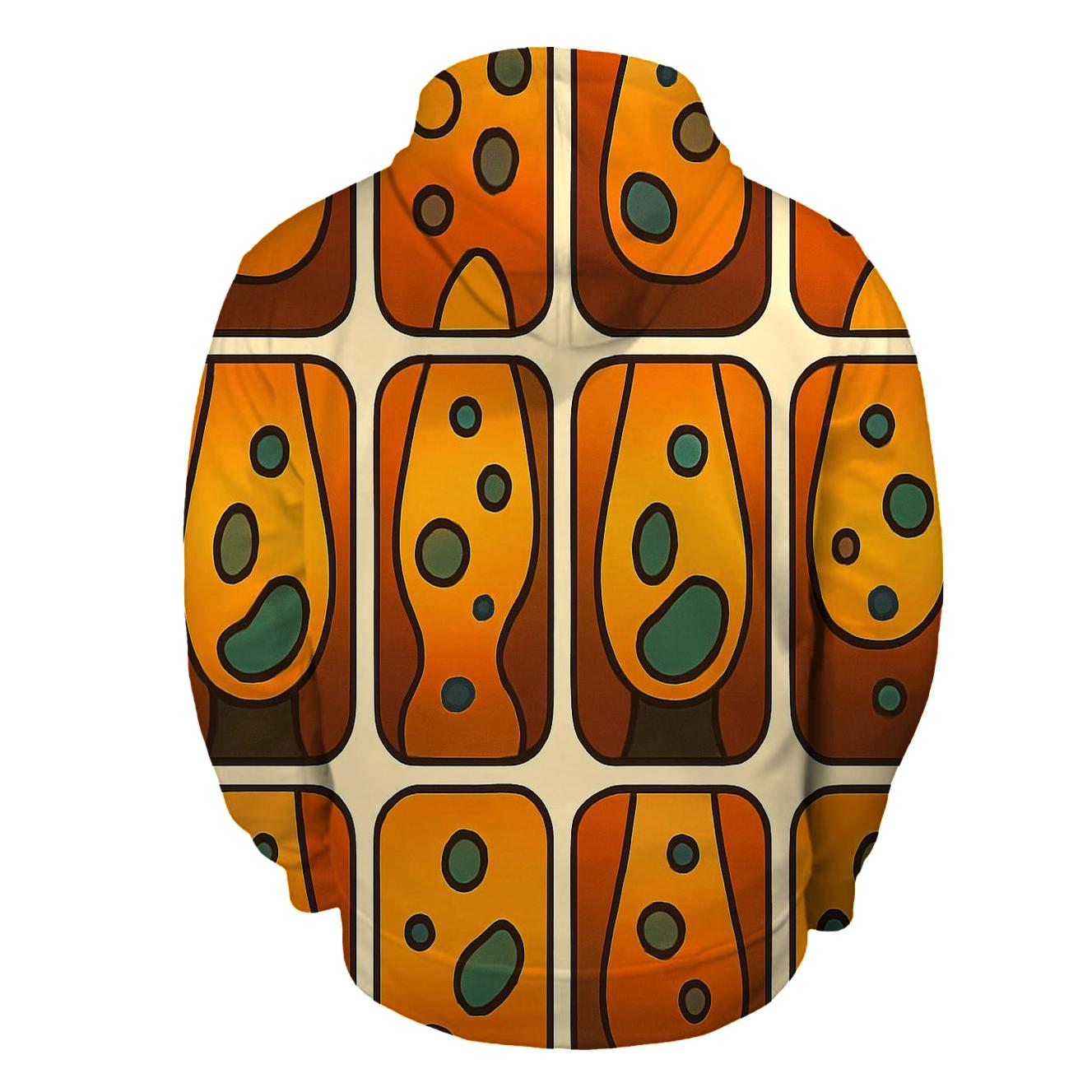 Groovy Lava Lamp Gradient Panels graphic hoodies