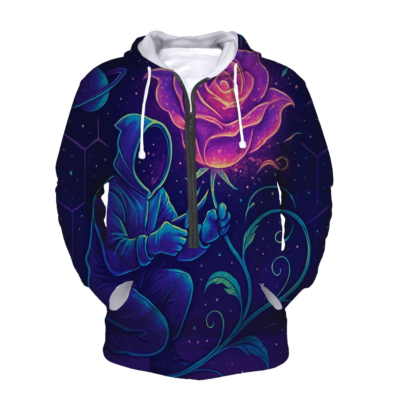 Chrono Bloom Nebula Gardener custom hoodies