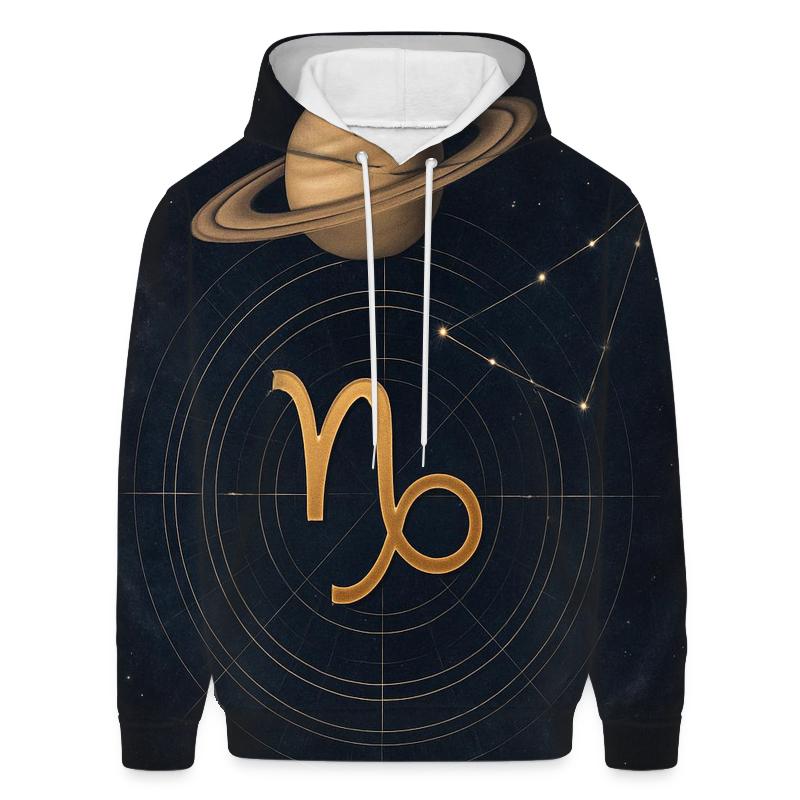 Saturn Return Capricorn Celestial Blueprint designer hoodies
