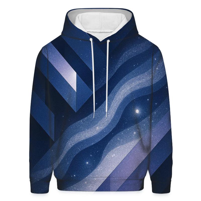 Velvet Prism Cascade printed hoodies