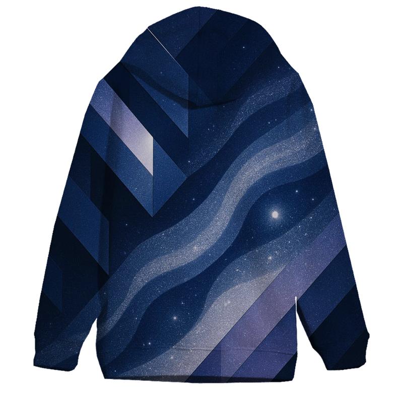 Velvet Prism Cascade printed hoodies