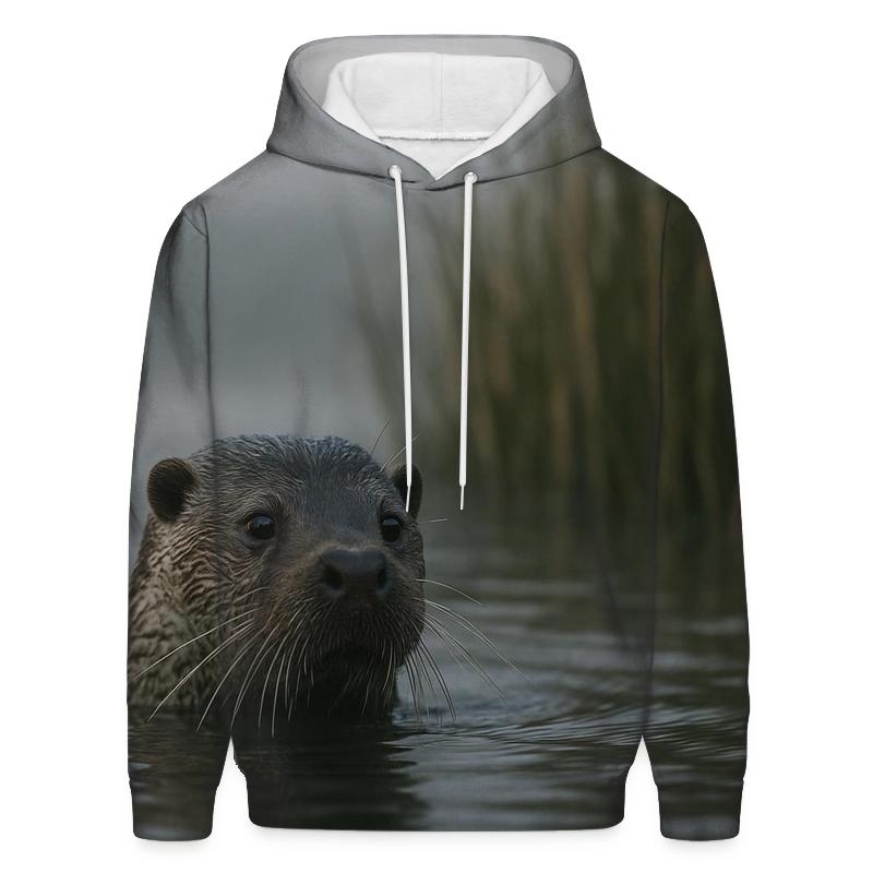 Mistline Hunter Eurasian Otter zip-up hoodies