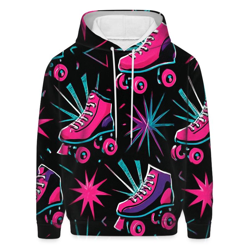Roller Rink Strobe Pattern hoodie designs