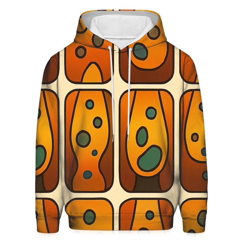 Groovy Lava Lamp Gradient Panels hoodies fashion