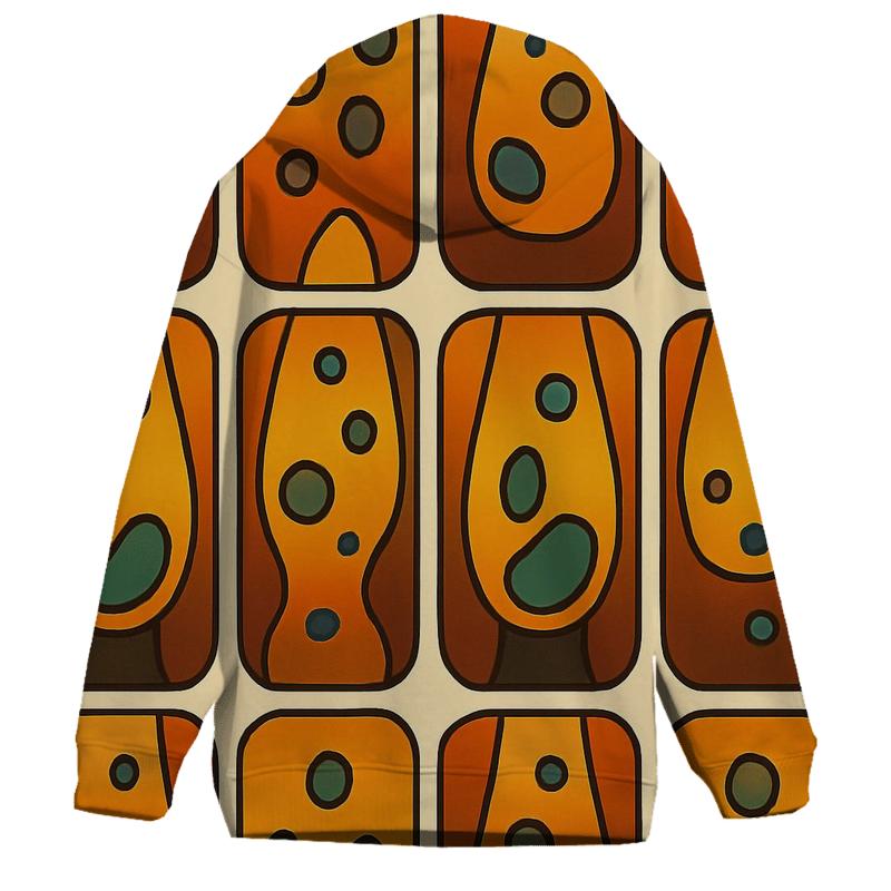 Groovy Lava Lamp Gradient Panels hoodies fashion
