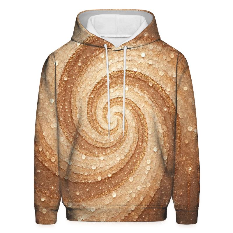 Champagne Sequin Nebula heavyweight hoodies