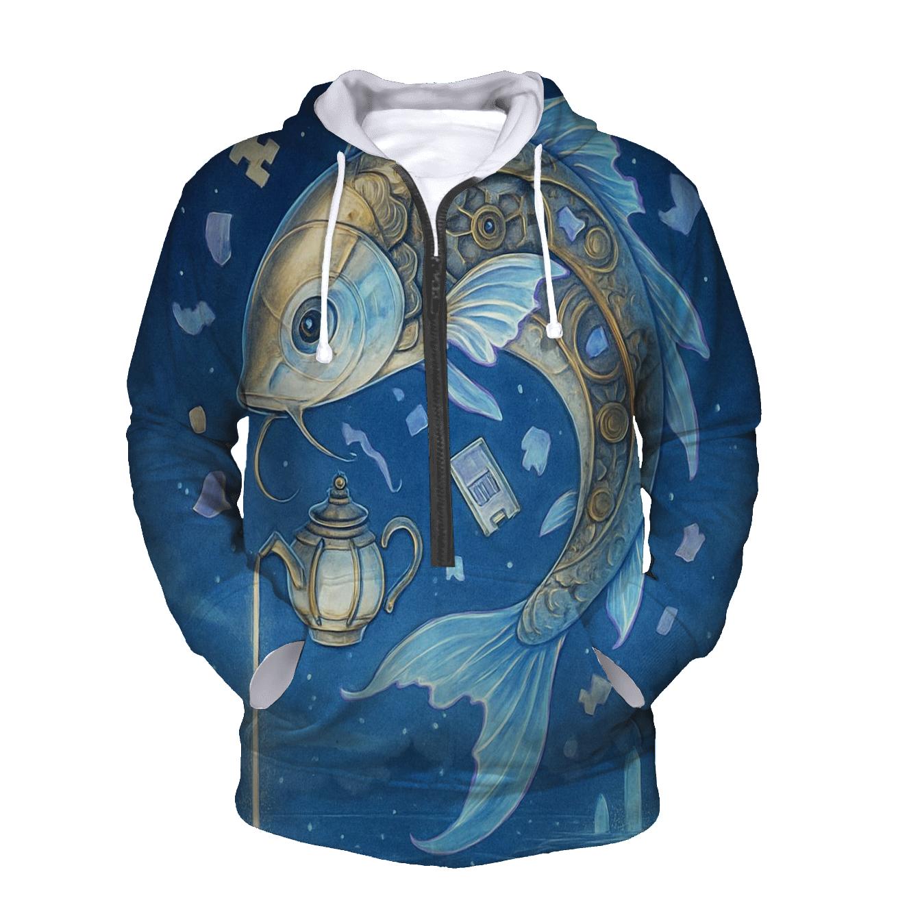 Lunar Tea With The Clockwork Koi hoodie designs