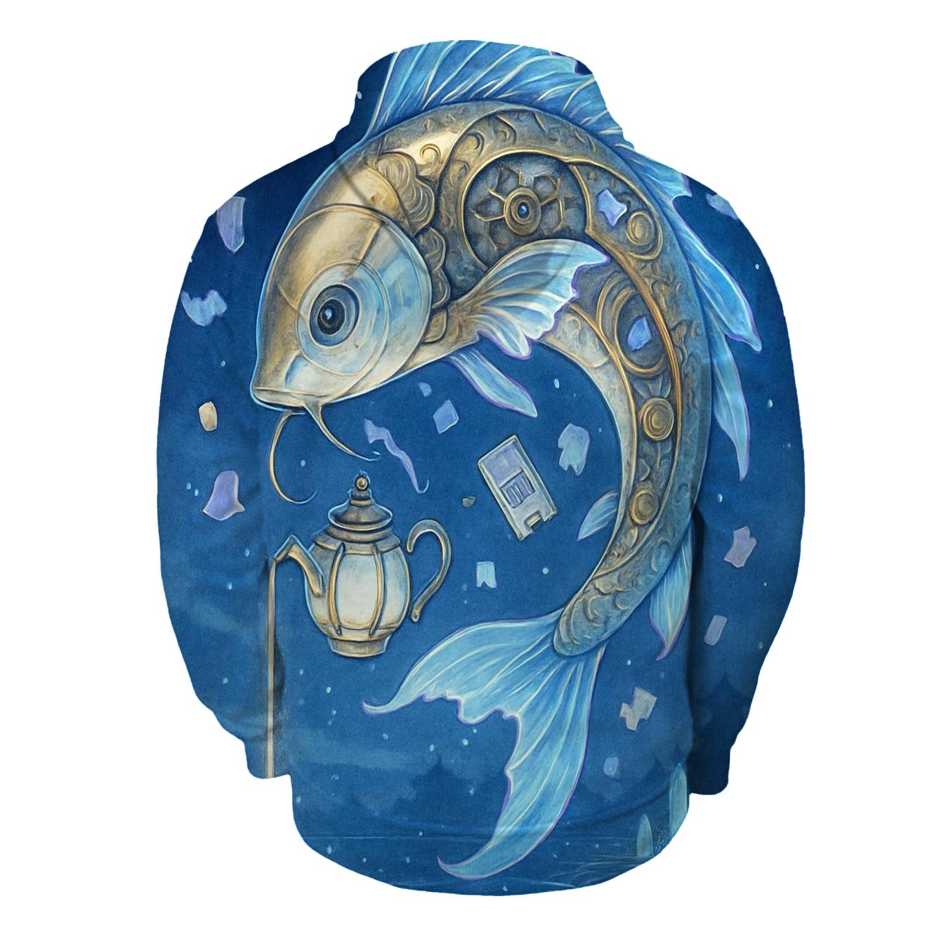 Lunar Tea With The Clockwork Koi hoodie designs