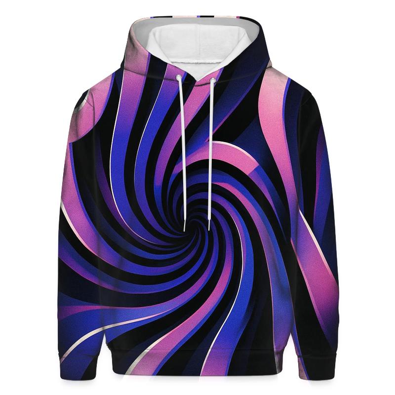 Prismatic Gravity Well Typography Poster hoodie styles