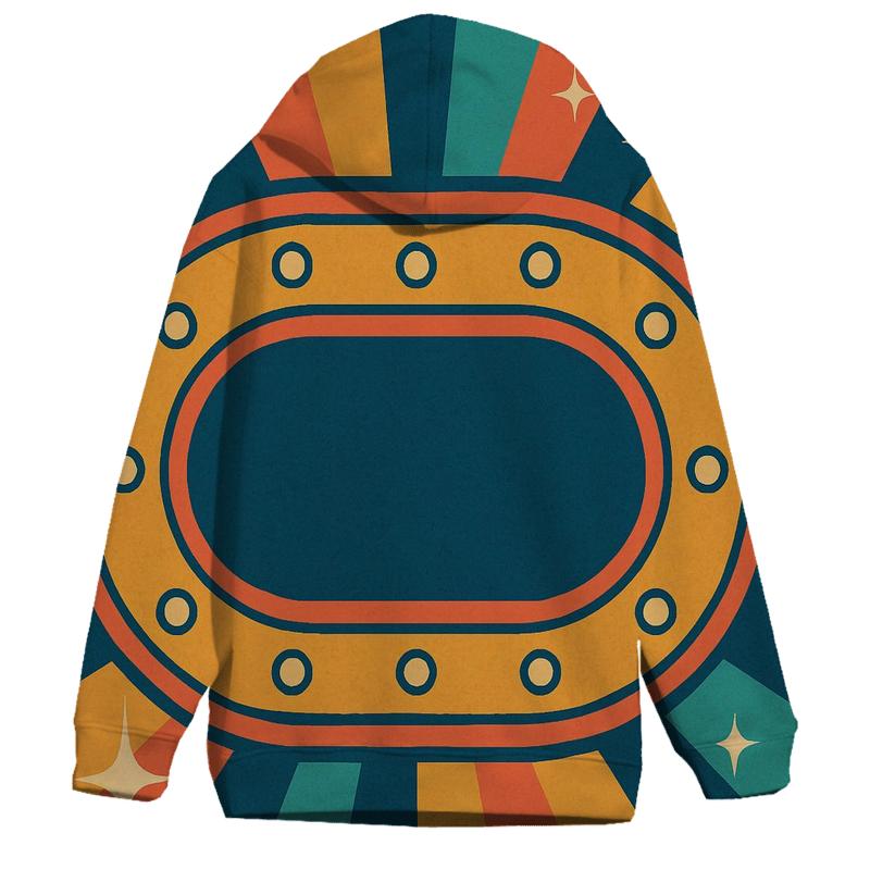 Vintage Roller Rink Starburst Track zip-up hoodies