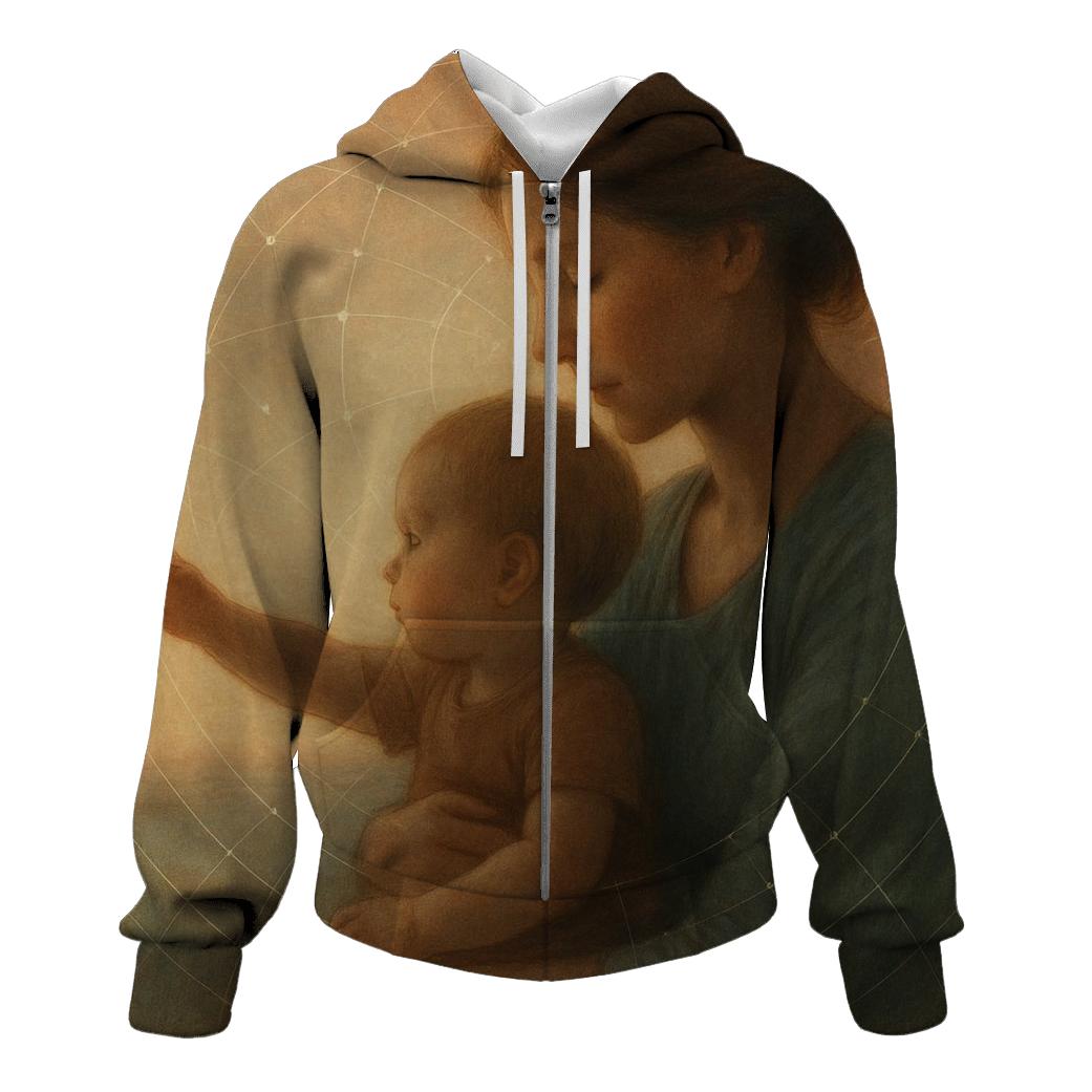 The Atlas In Her Arms A Mother Who Holds The Weight Of Your Becoming graphic hoodies