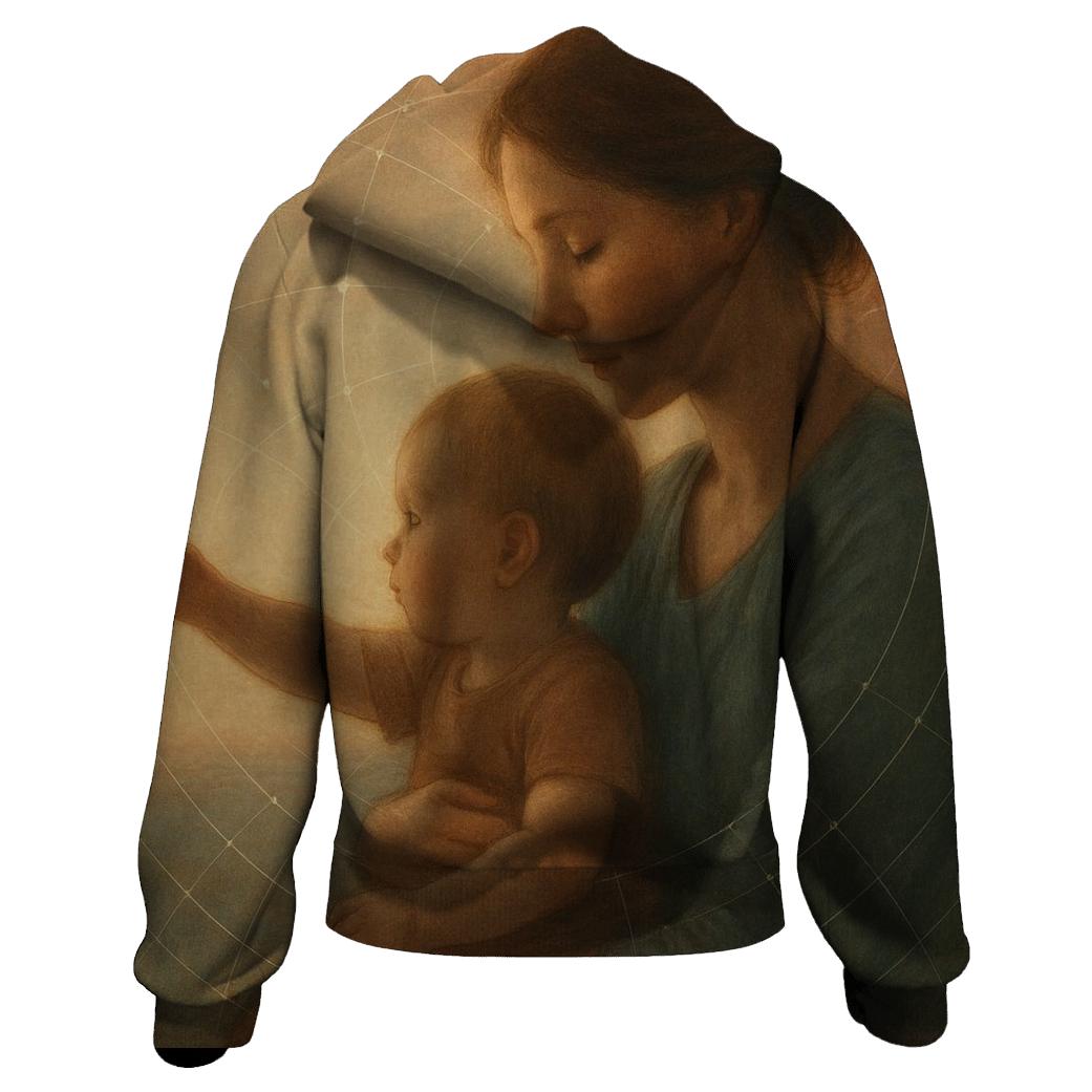 The Atlas In Her Arms A Mother Who Holds The Weight Of Your Becoming graphic hoodies