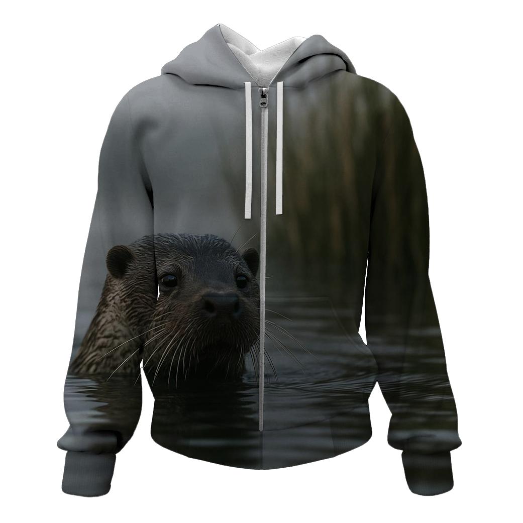 Mistline Hunter Eurasian Otter hoodie designs