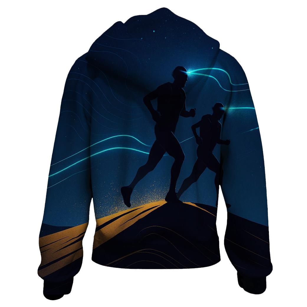 Desert Night Endurance Run zip-up hoodies