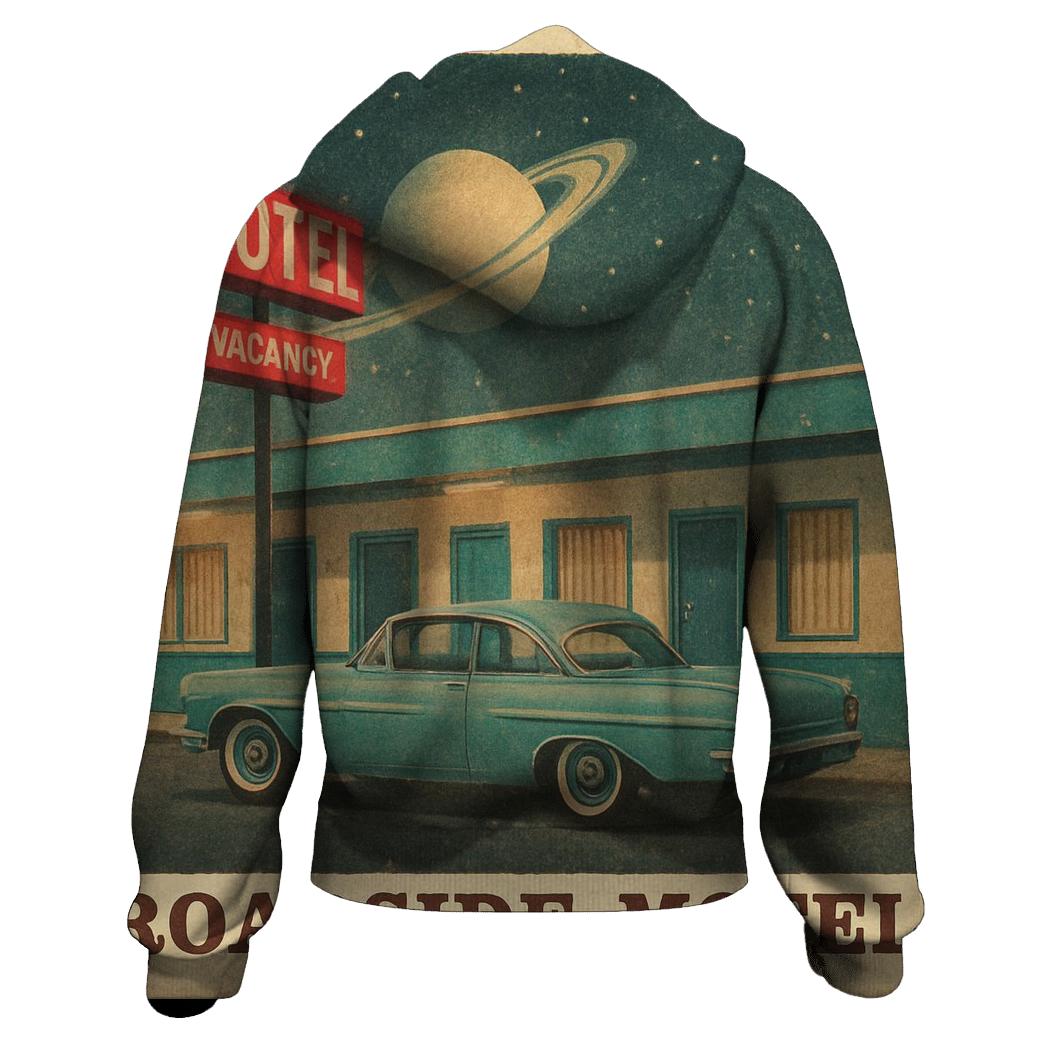 Apollo Era Roadside Motel Postcard lightweight hoodies