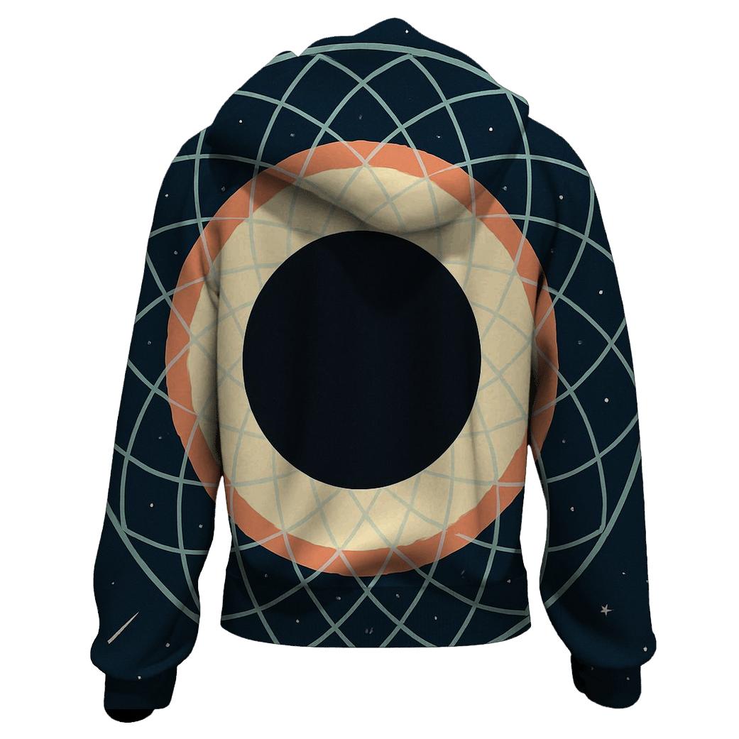 Eclipse Corona Lattice Bloom premium hoodies