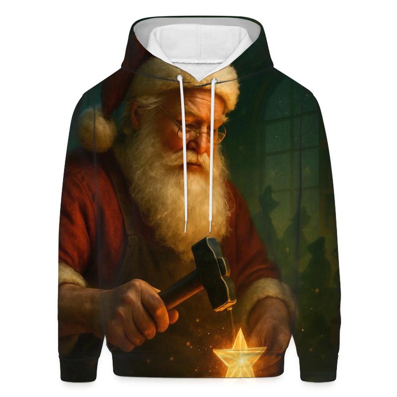 Celestial Workshop Santa And The Starlight Anvil heavyweight hoodies