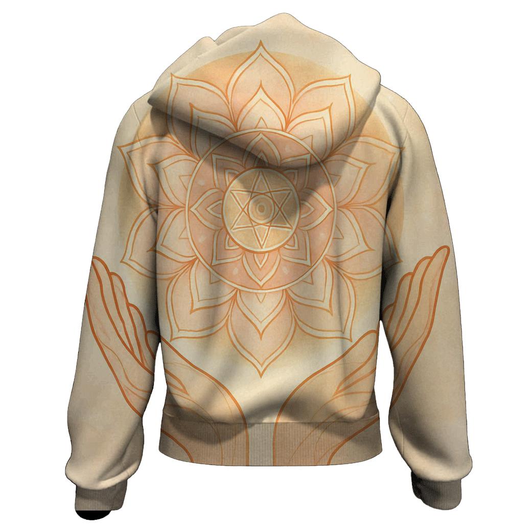 Hands Of Dawn Mandala premium hoodies
