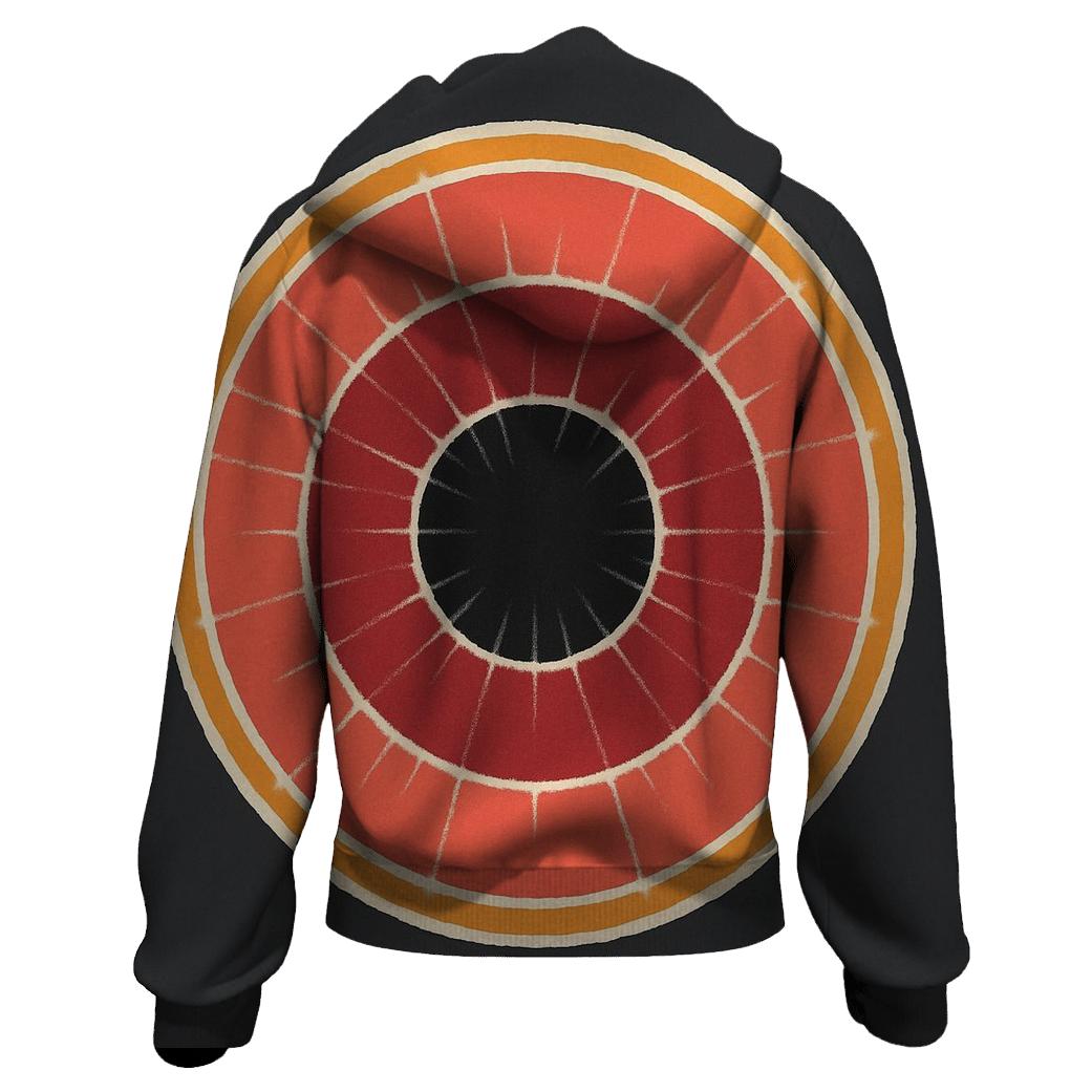 Eclipse Bullseye Kumo Halo embroidered hoodies