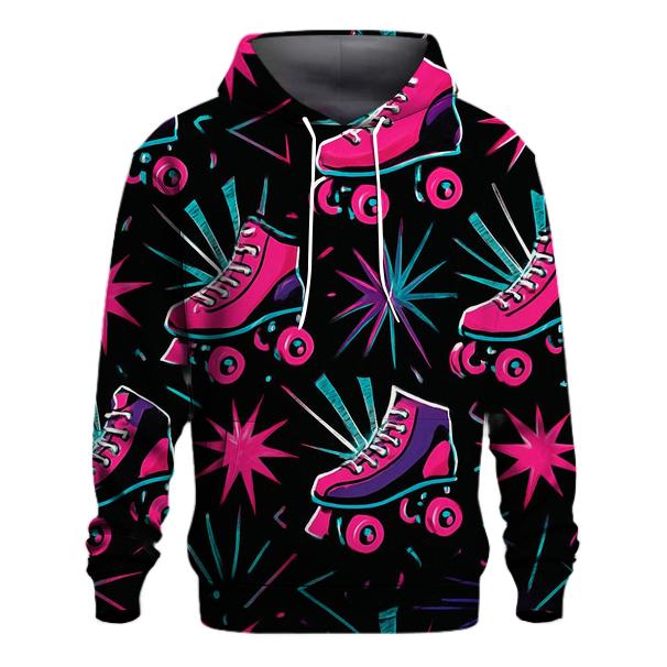 Roller Rink Strobe Pattern designer hoodies